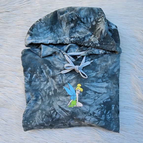 Her Universe Disney Tinker Bell Wings Tie-Dye Crop Hoodie Plus Size Size 3X - Picture 1 of 11